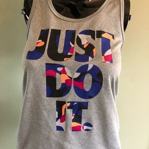 Nike “Just Do It” exercise tank top